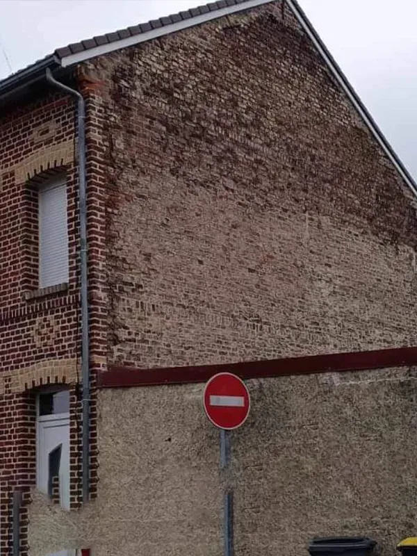 Réfection façade à Anzin